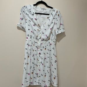 Madewell White Floral Dress Size 4